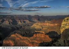 278 Grand Canyon at Sunset