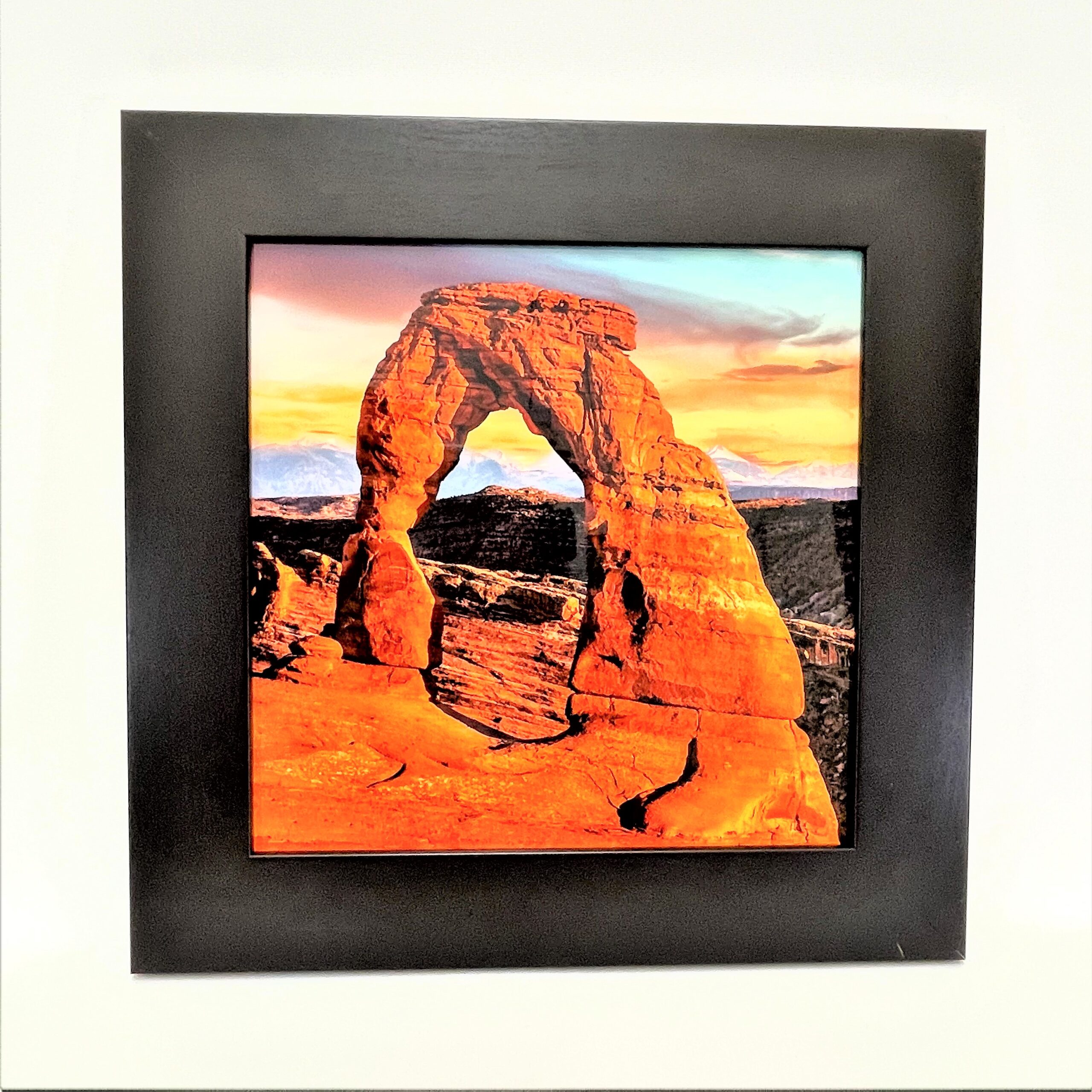 Framed Hardboard Print Windy Mesa Studios